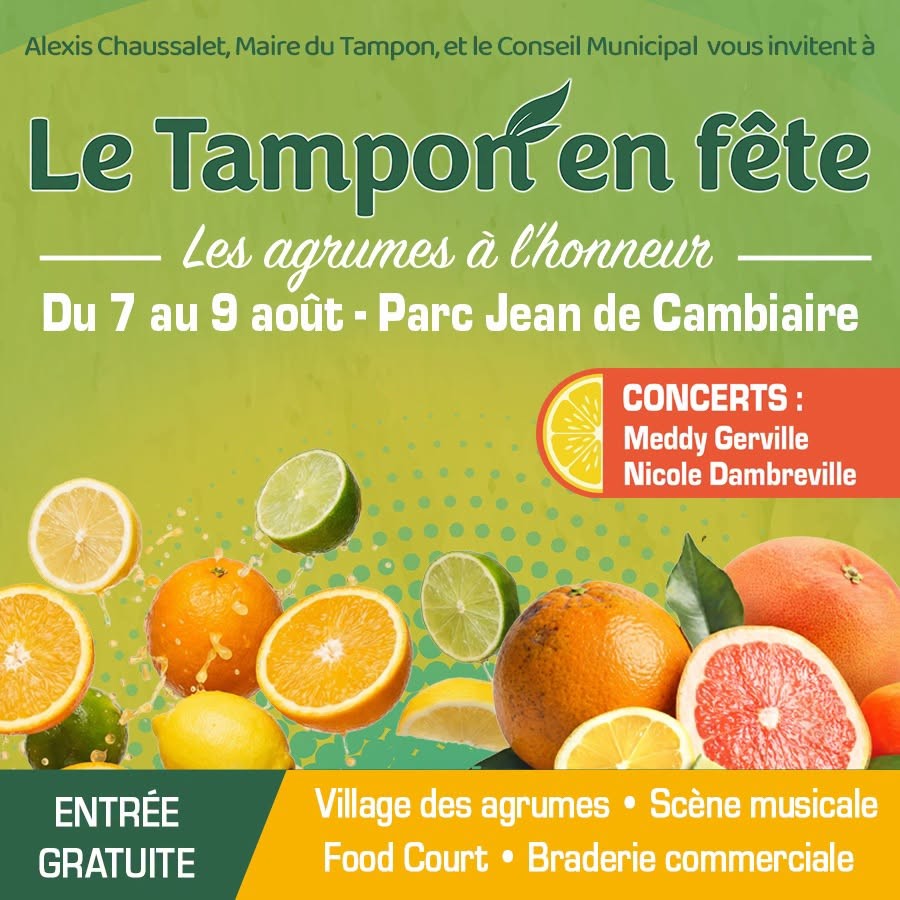La Fête des Agrumes revient au Tampon ! 🍊