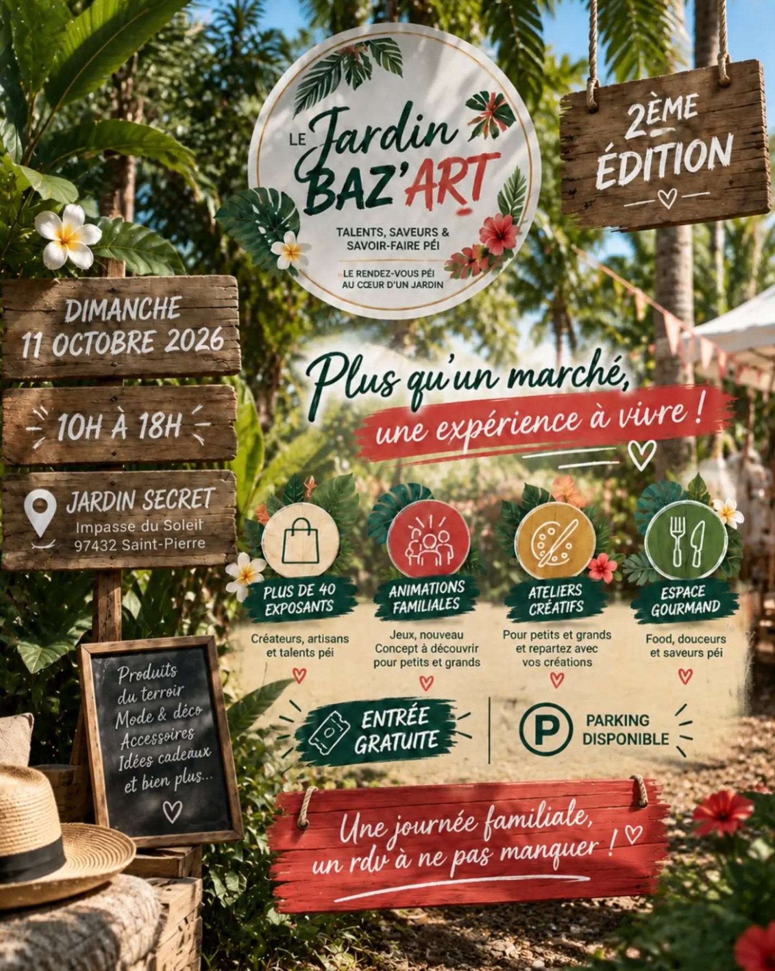 2ème édition Le Jardin Baz'Art le 11 octobre 2026